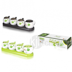 唯美陶瓷調味套裝（四罐