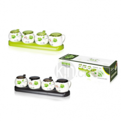 唯美陶瓷調味套裝（四罐