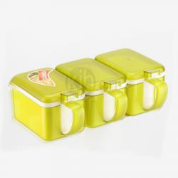 水晶調味盒(三位)