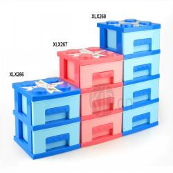 積木小層柜（正方2小、3